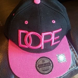 Black and Pink Snap Back